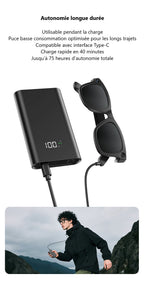 Occhiali Smart AI Con Fotocamera 8MP & Audio Bluetooth