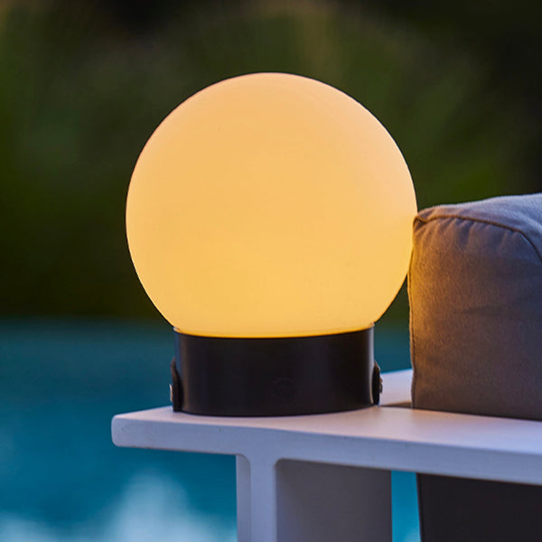 Globy - Lanterne Solaire - Plastique - Gris