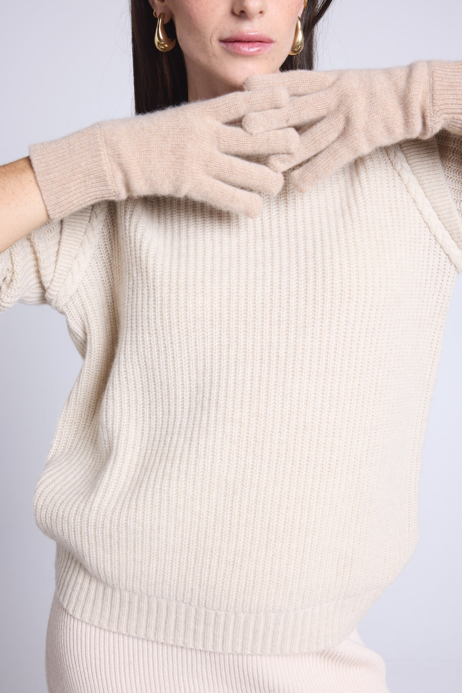 Gants Unisexe Gloves - Beige Creme - Mixte
