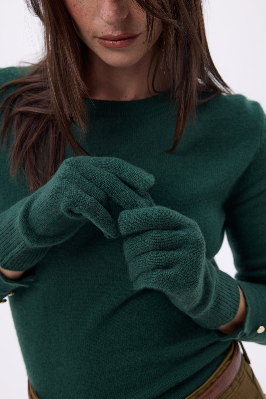Gants Gloves - Vert Bouteille - Mixte