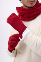 Guanti Gloves - Coulis - Unisex - 100% Cashmere