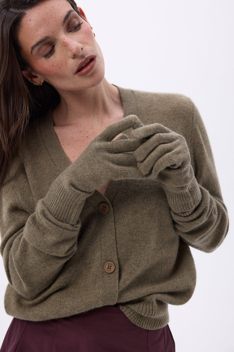 Gants Gloves - Khaki Chine - Mixte