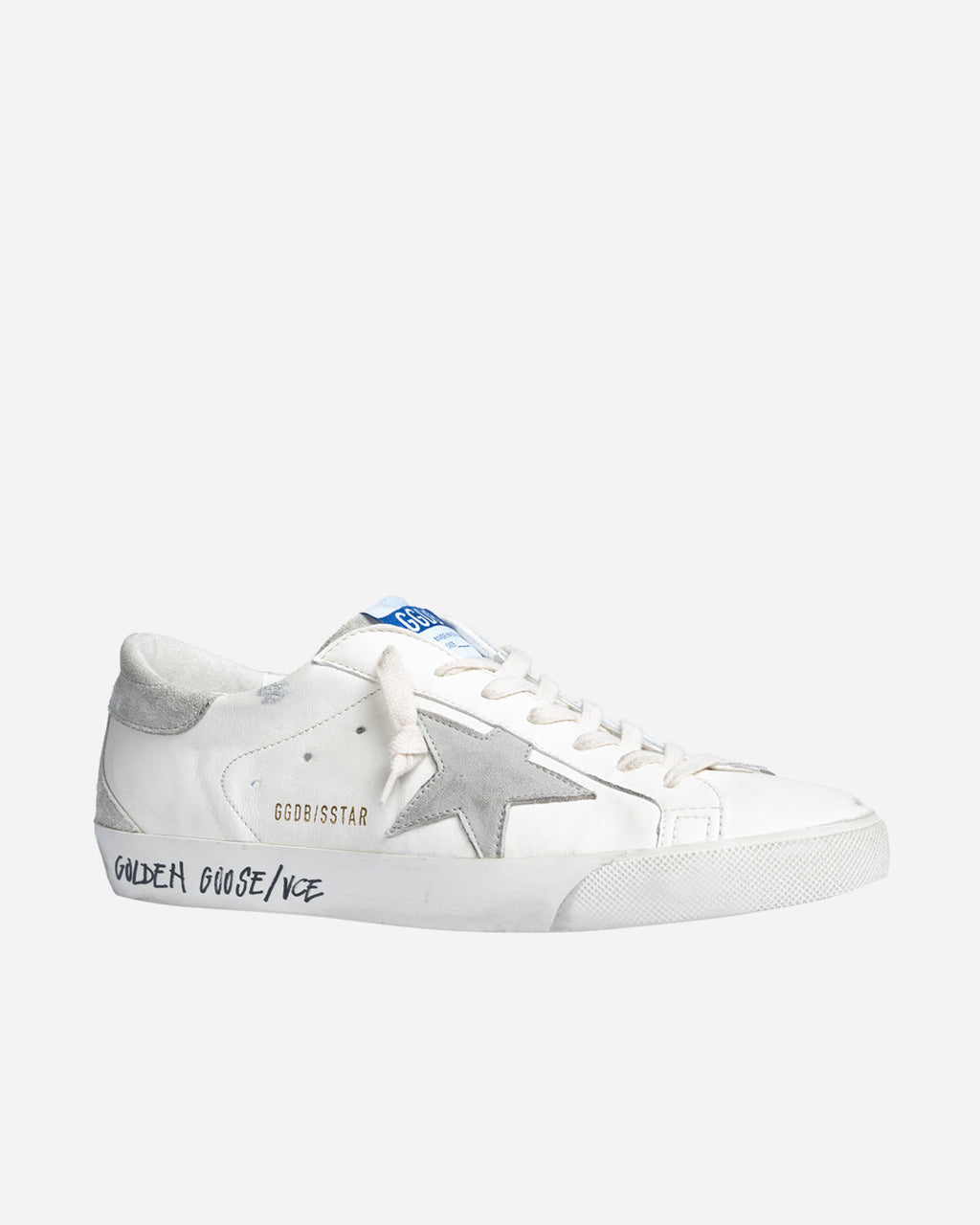 Golden Goose - Super-Star Nappa Blanco/Hielo/Gris