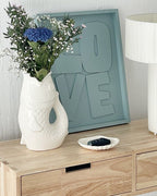 Ceramic Fish Vase - White