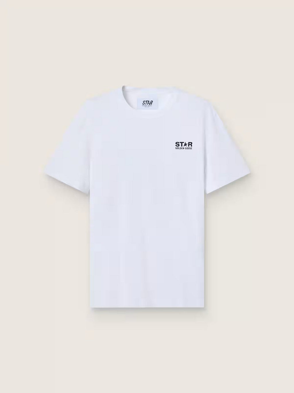 Golden Goose - Camiseta Star M'S Regular Blanco