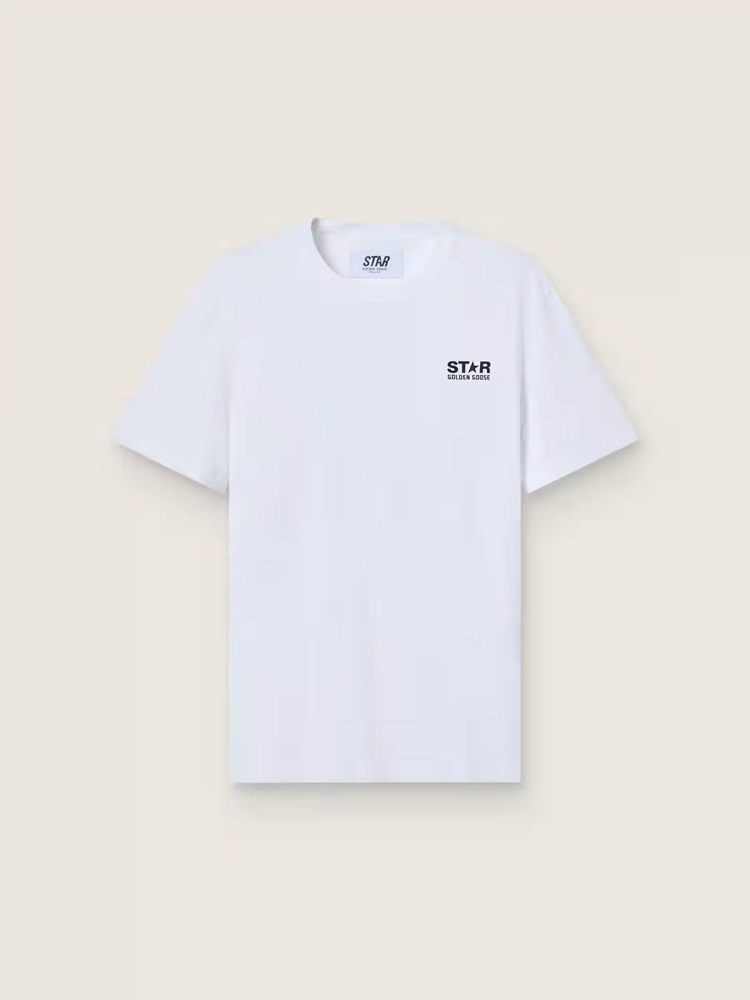 Golden Goose - Camiseta Star M'S Regular Blanco