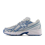 New Balance 740 White & Navy (Gs) - Blue