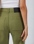 Pantalon Straight Grace Color - Kaki - Femme