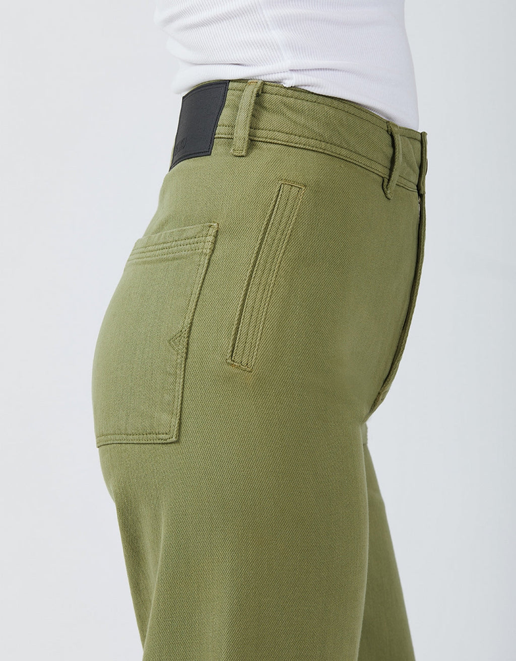 Pantalon Straight Grace Color - Kaki - Femme