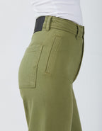 Pantalon Straight Grace Color - Kaki - Femme