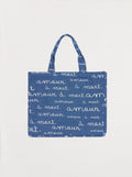 Amour Jacquard Denim Tote Bag