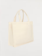 Bolso tote Amour de jacquard crudo