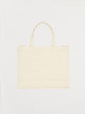 Bolso tote Amour de jacquard crudo