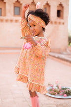 Jilana Dress - Saffron Flower Field - Child