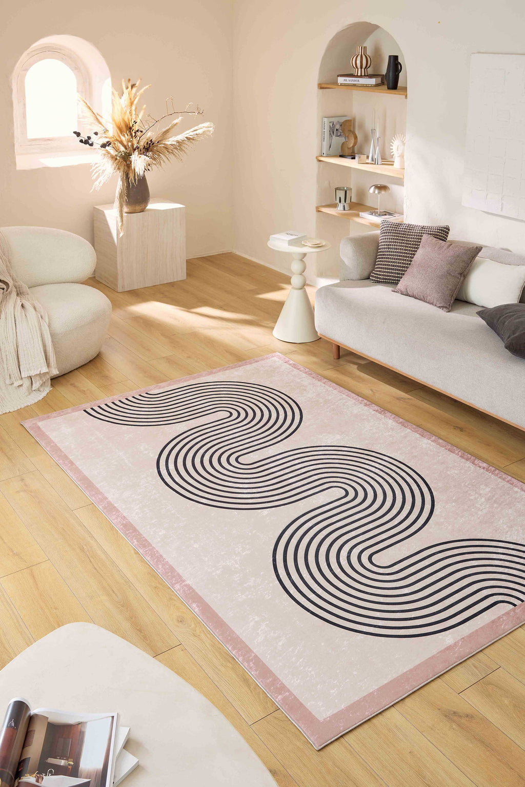 Grege - Tapis D'Intérieur - Polyester Imprimé - Beige