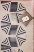 Grege - Tapis D'Intérieur - Polyester Imprimé - Beige