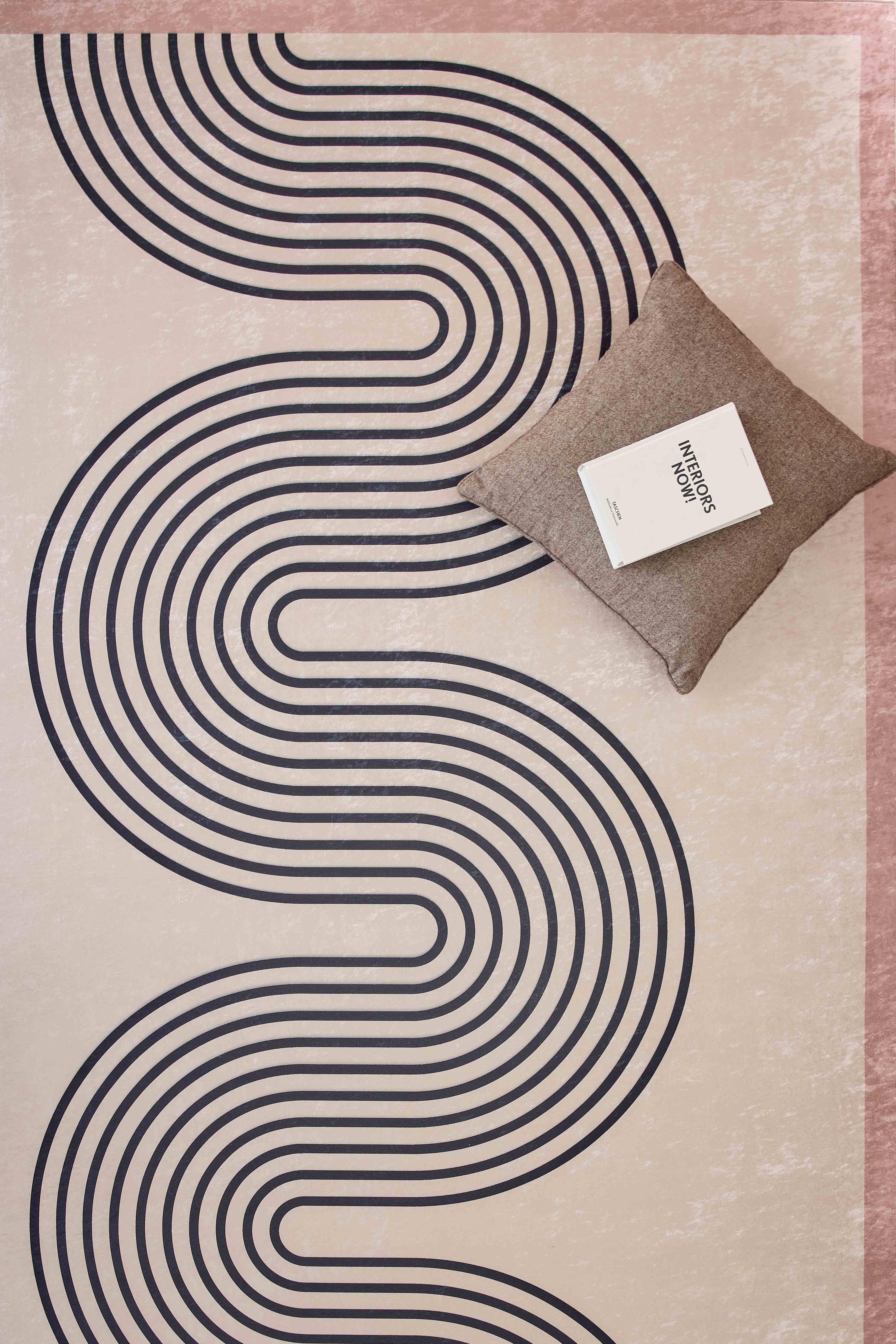 Grege - Tapis D'Intérieur - Polyester Imprimé - Beige