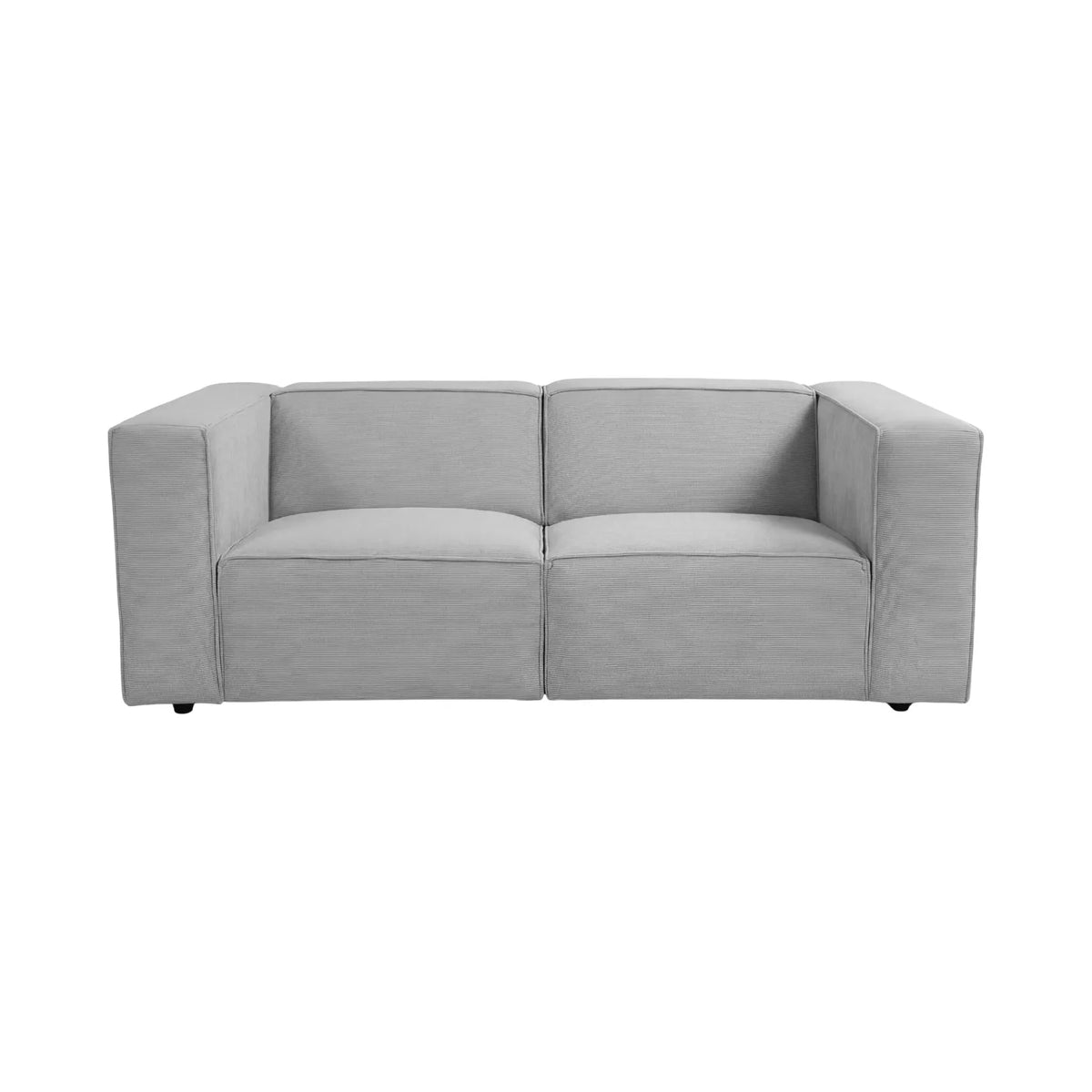 Mini Basil - lille sofa i fløjl - lige sofa