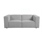 Mini Basil - Glat Stof - Lige Sofa