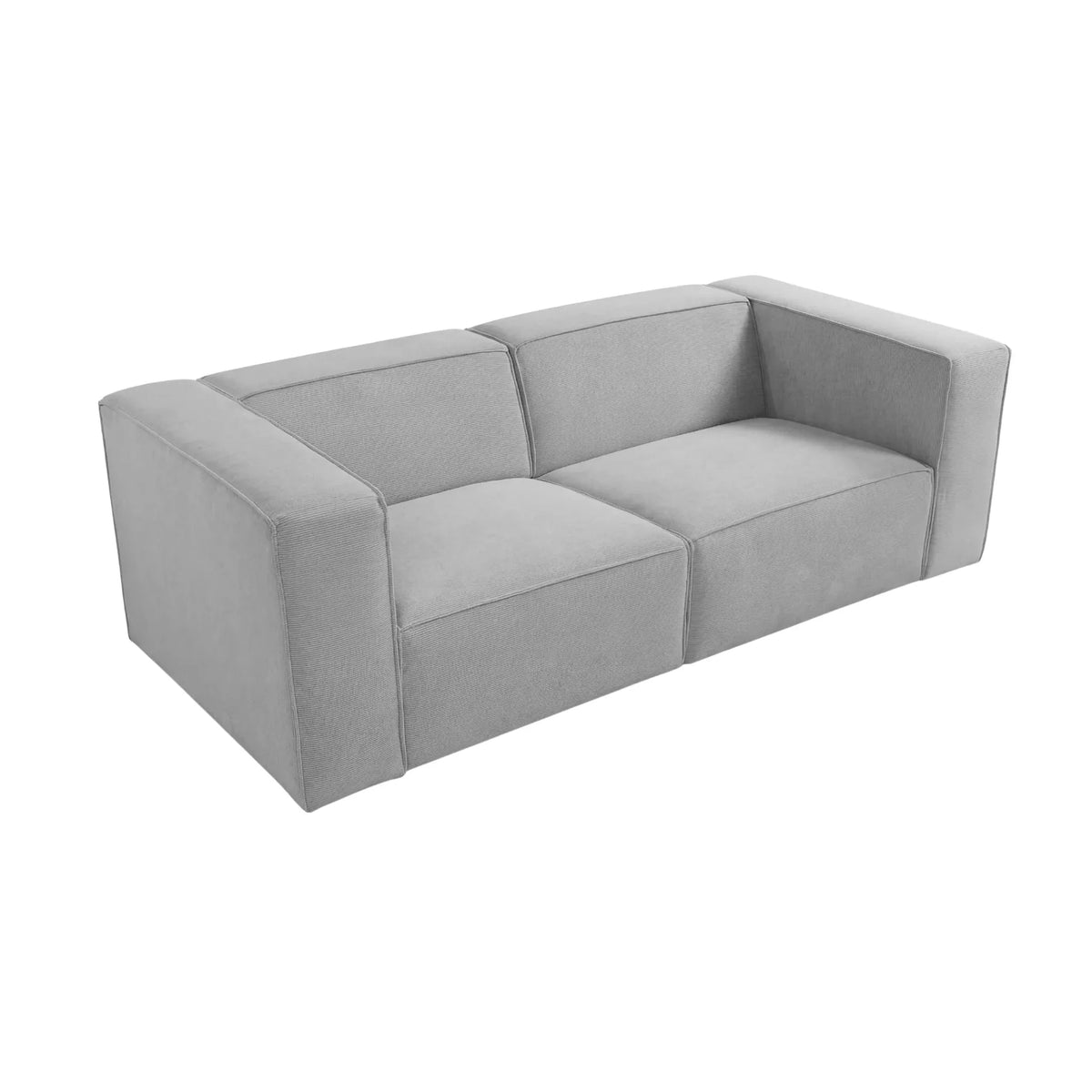 Mini Basil - lille sofa i fløjl - lige sofa
