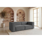 Mini Basil - Glat Stof - Lige Sofa