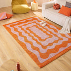 Groovy - Tapis D'Intérieur - Polypropylène - Orange