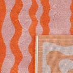 Groovy - Tapis D'Intérieur - Polypropylène - Orange