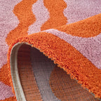 Groovy - Tapis D'Intérieur - Polypropylène - Orange
