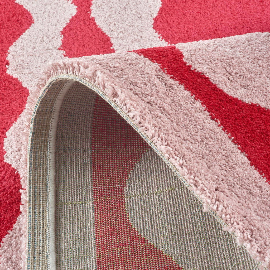 Groovy - Tapis D'Intérieur - Polypropylène - Rouge