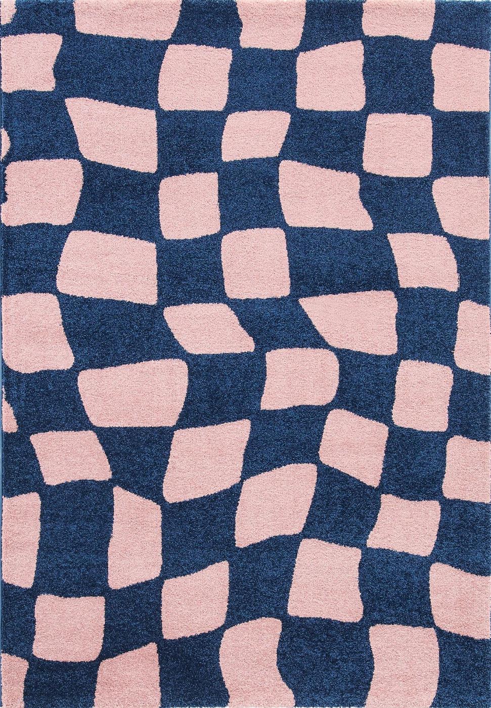 Groovy - Tapis D'Intérieur - Polypropylène - Bleu