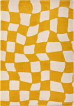 Groovy - Tapis D'Intérieur - Polypropylène - Jaune