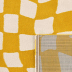 Groovy - Tapis D'Intérieur - Polypropylène - Jaune