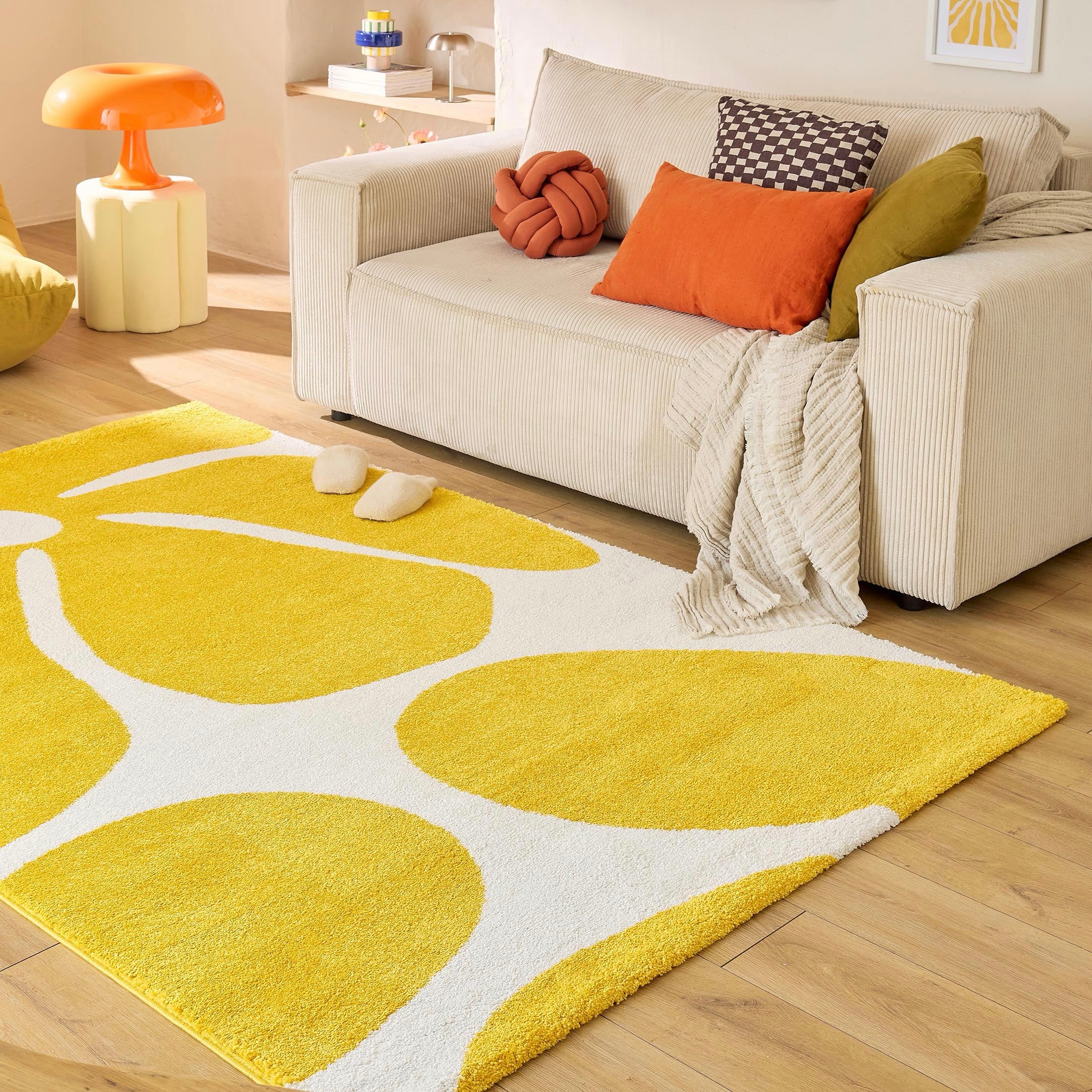 Groovy - Indoor Rug - Polypropylene - Yellow