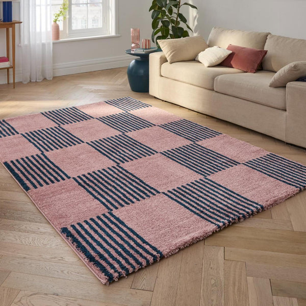 Groovy Rug 386 - Modern Pattern - Blue - Indoor