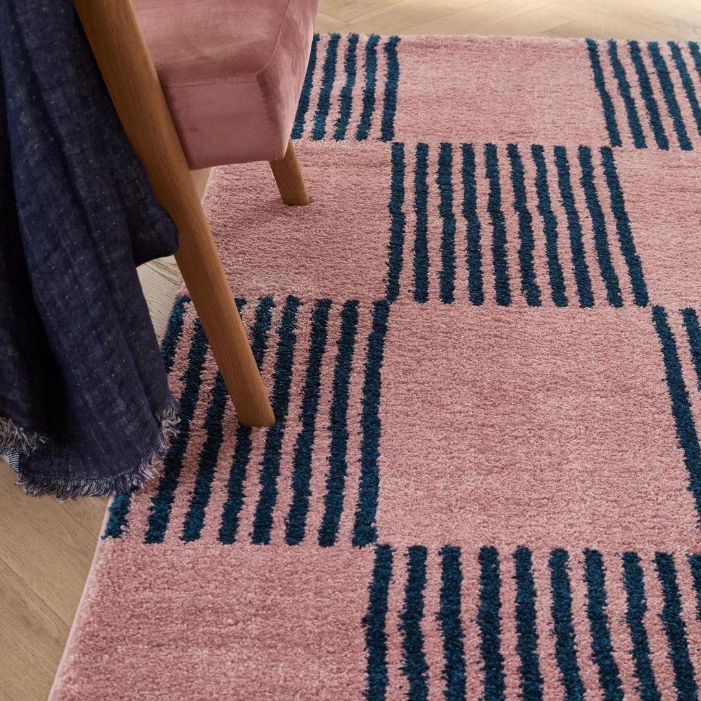 Groovy Rug 386 - Modern Pattern - Blue - Indoor