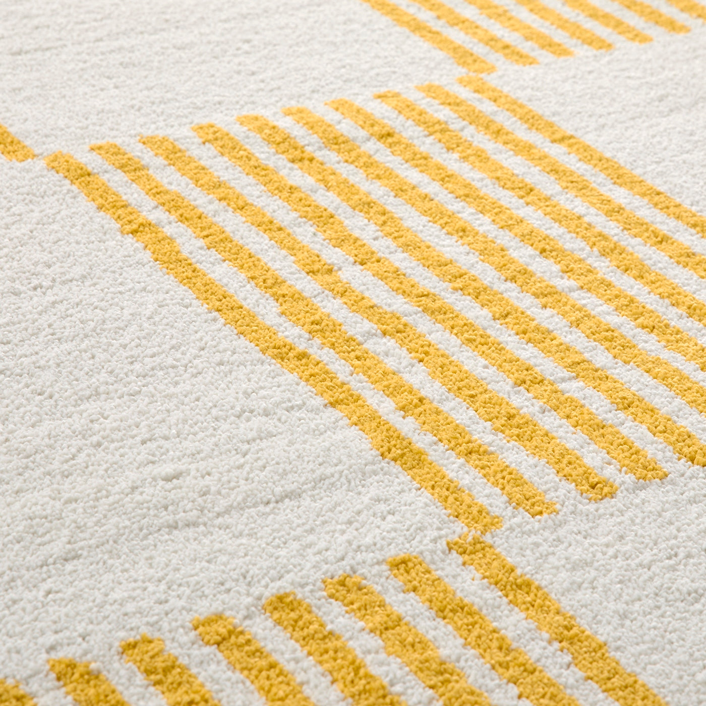Alfombra Groovy 386 - Diseño Moderno - Amarillo - Interior