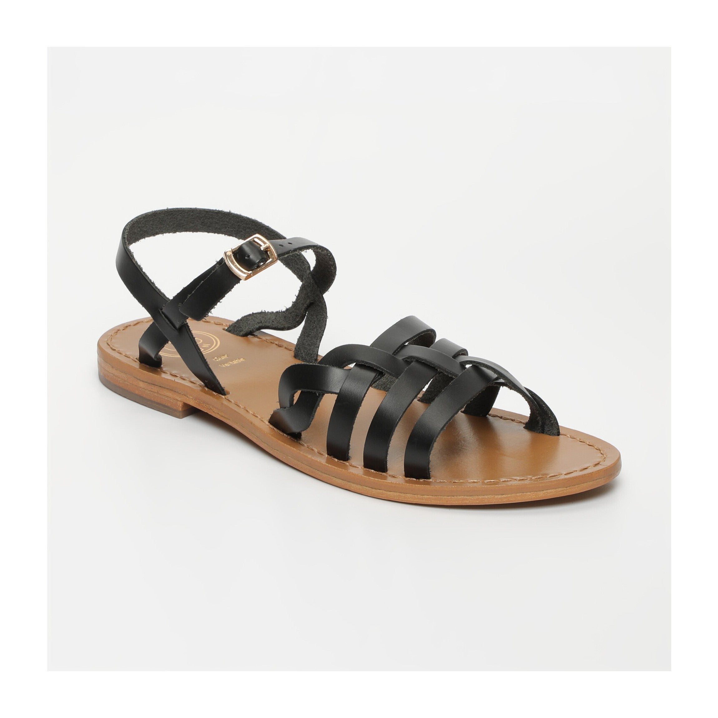 Golden Sun - Sandals Photinia - Black