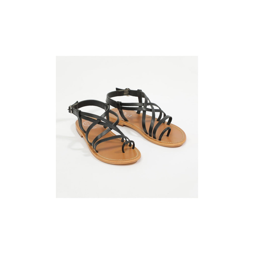 Golden Sun - Ianthina Sandals - Black