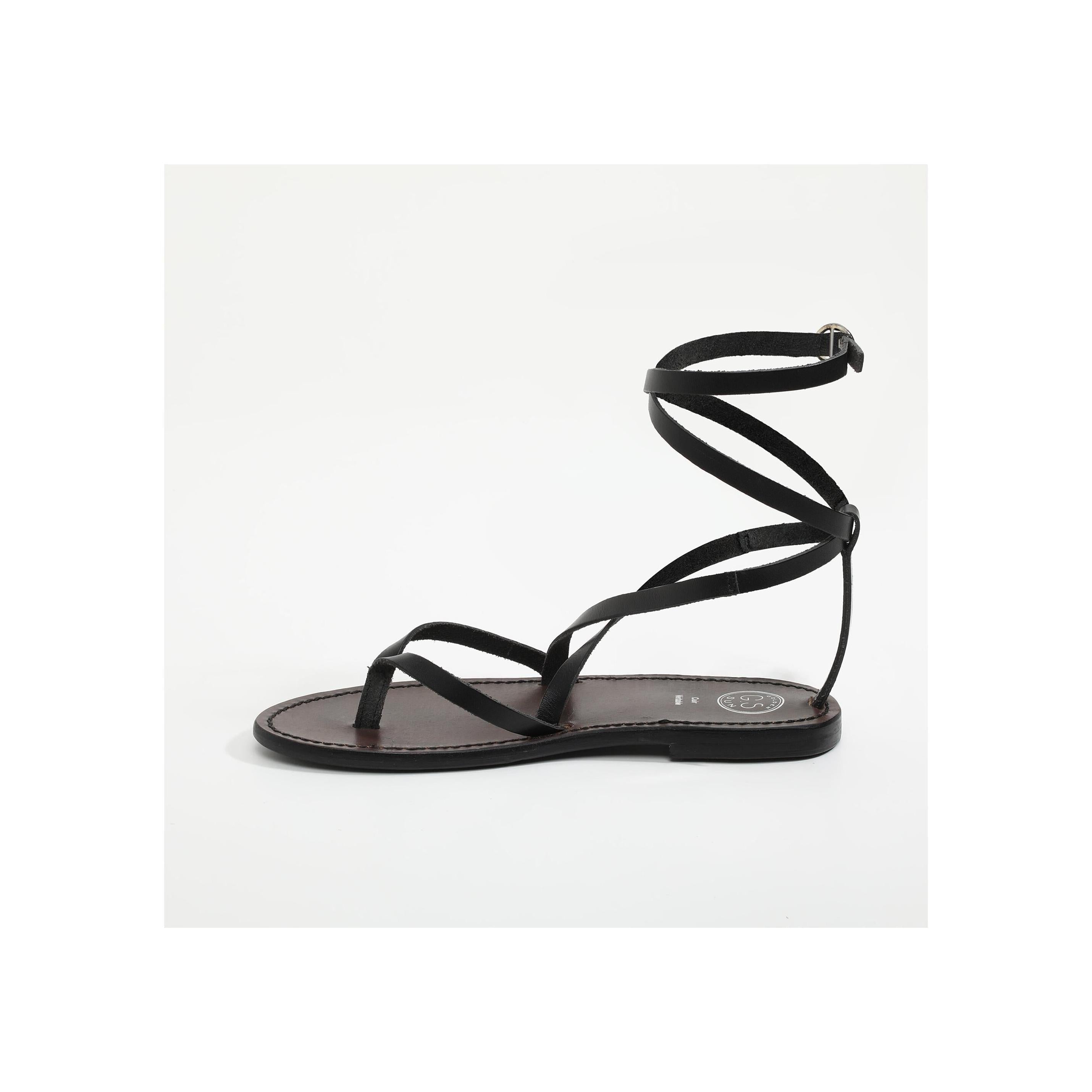 Golden Sun - Sandalias Lan - Negro
