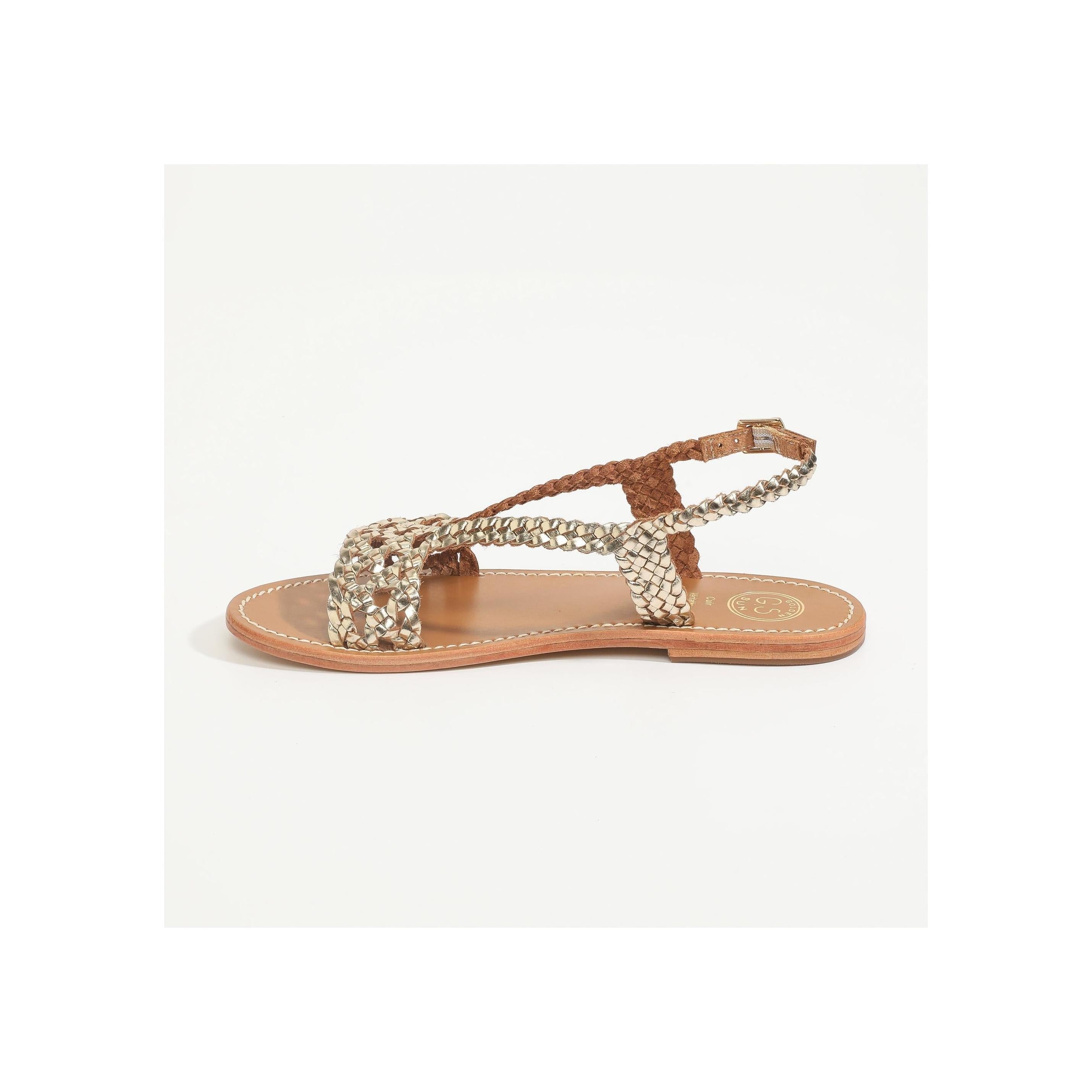 Golden Sun - Adila Sandals - Gold