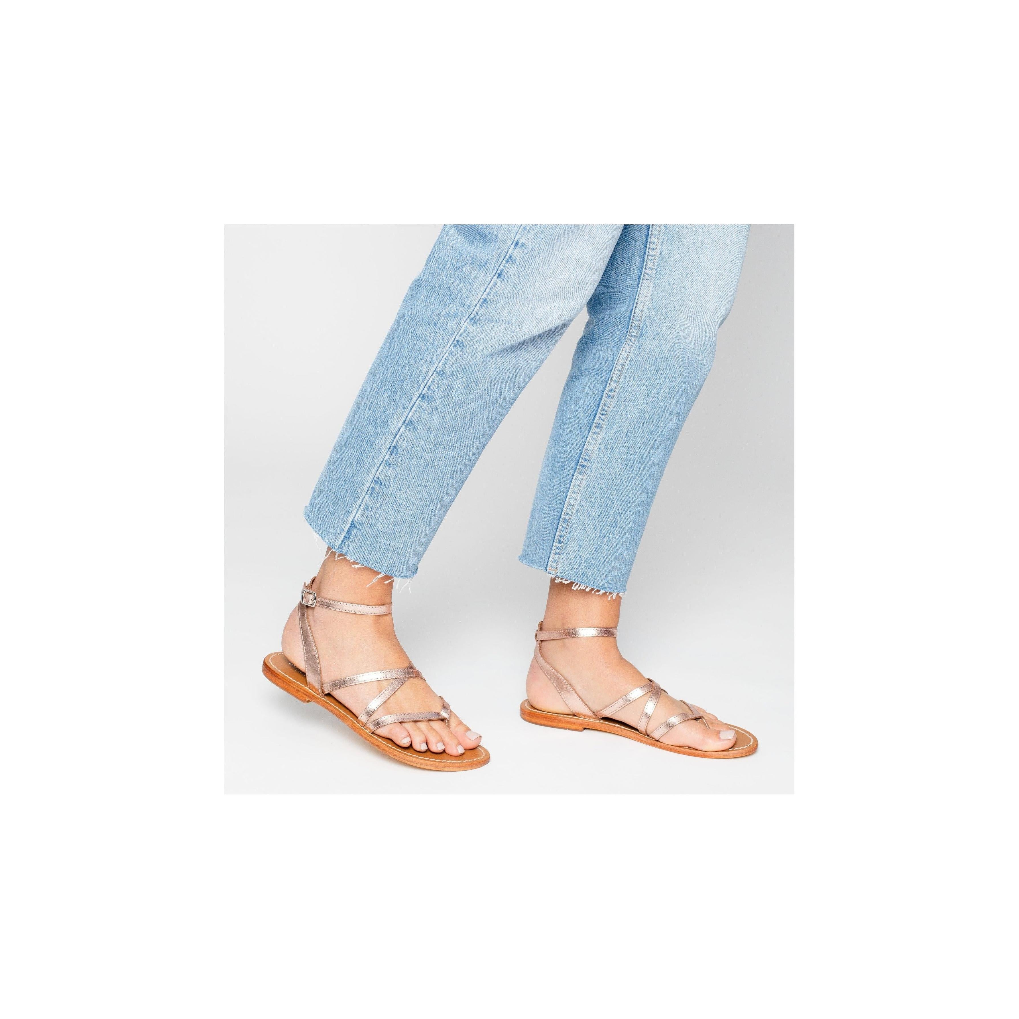 Golden Sun - Sandalias Anona - Oro Rosa