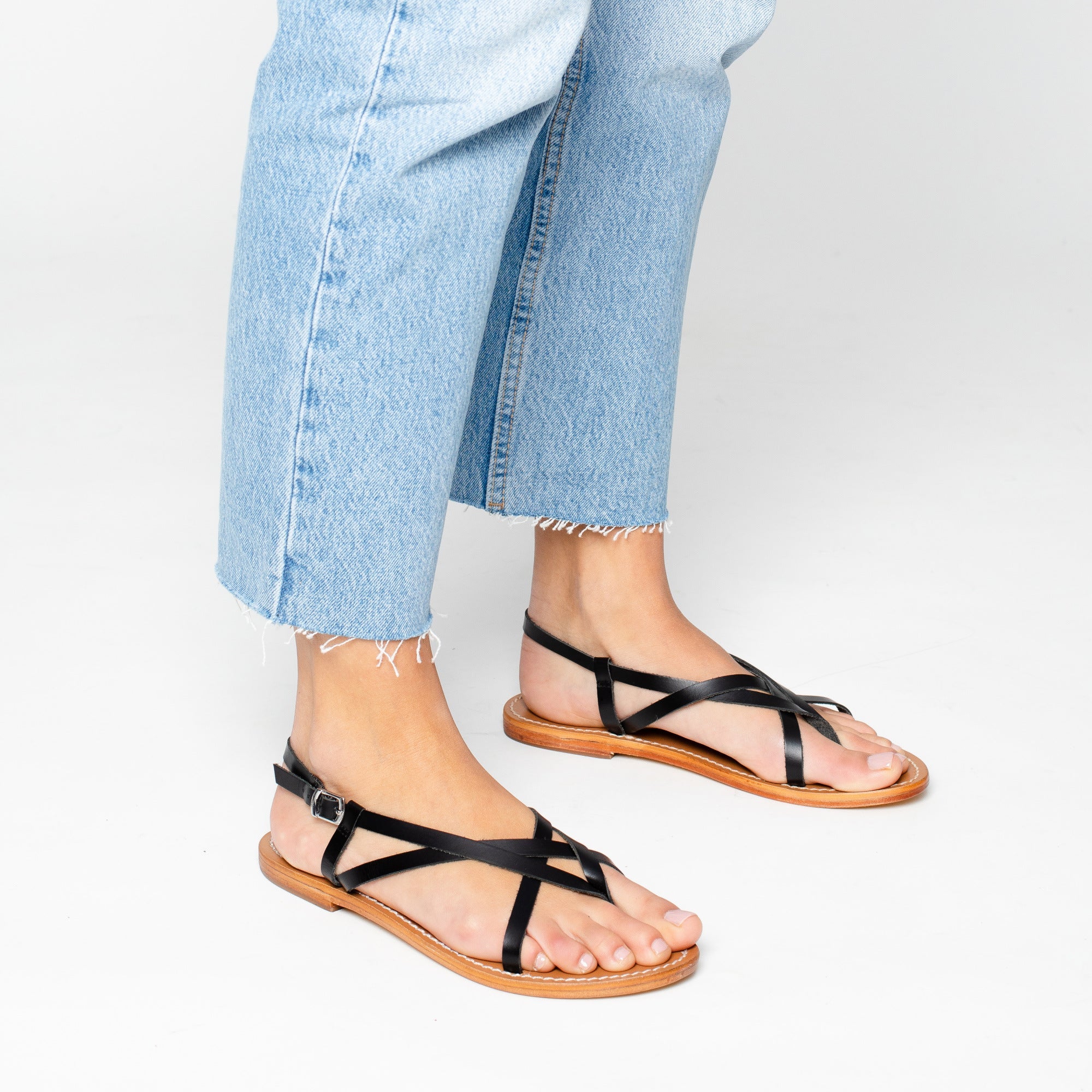 Golden Sun - Sandalias Emerald - Negro