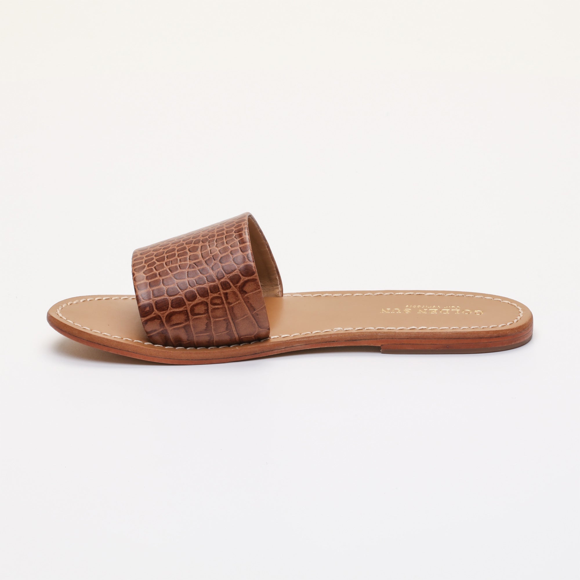 Mules Timpoochee - Cocodrilo Beige