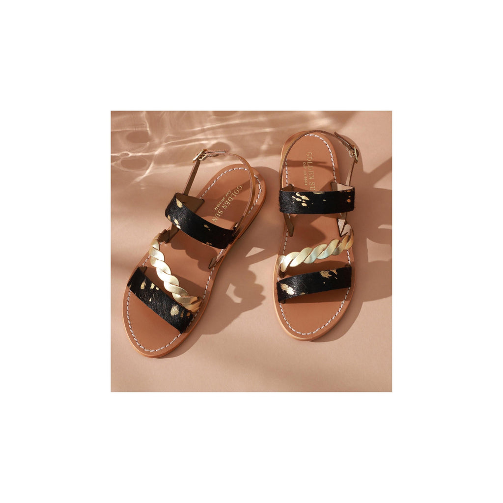 Sandalias Zerene - Oro oscuro