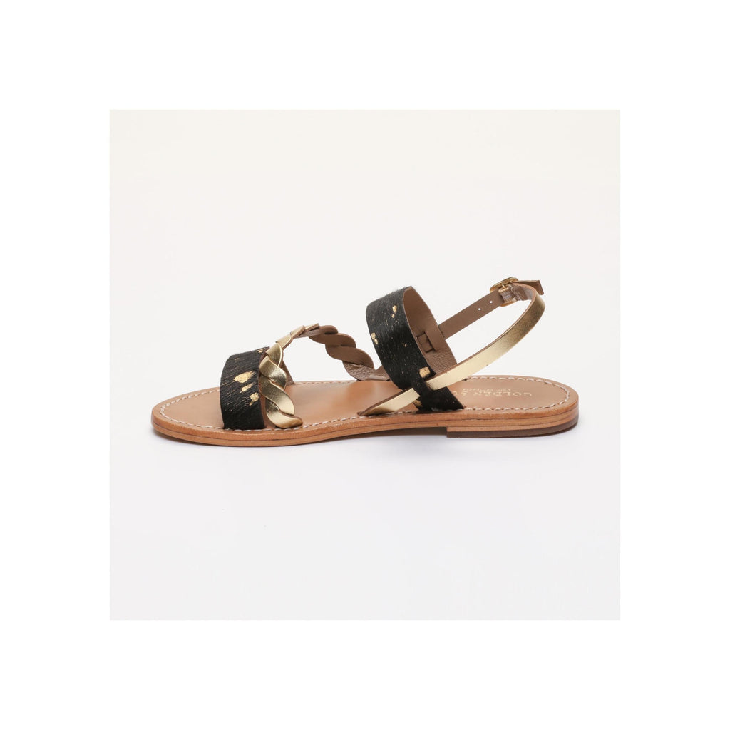Sandalias Zerene - Oro oscuro