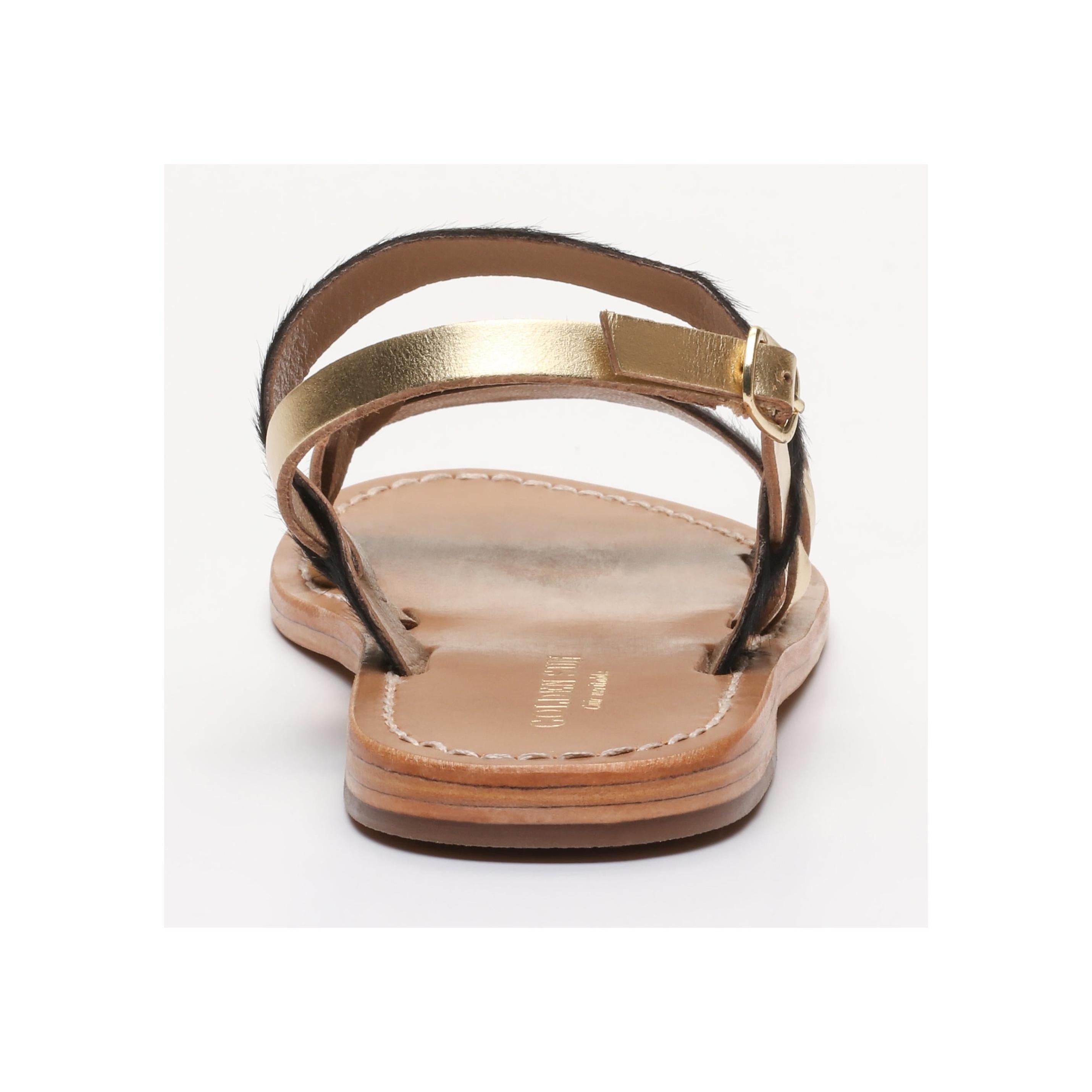Sandalias Zerene - Oro oscuro