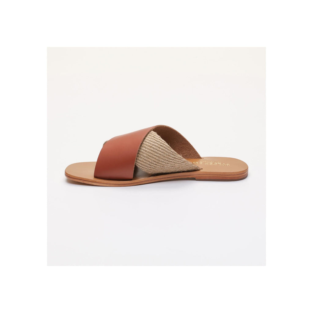 Golden Sun - Sylvonna Mules - Brown and Rope