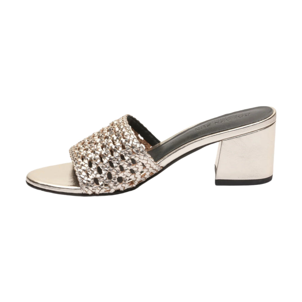 Golden Sun - Kewanee Heels - Gold