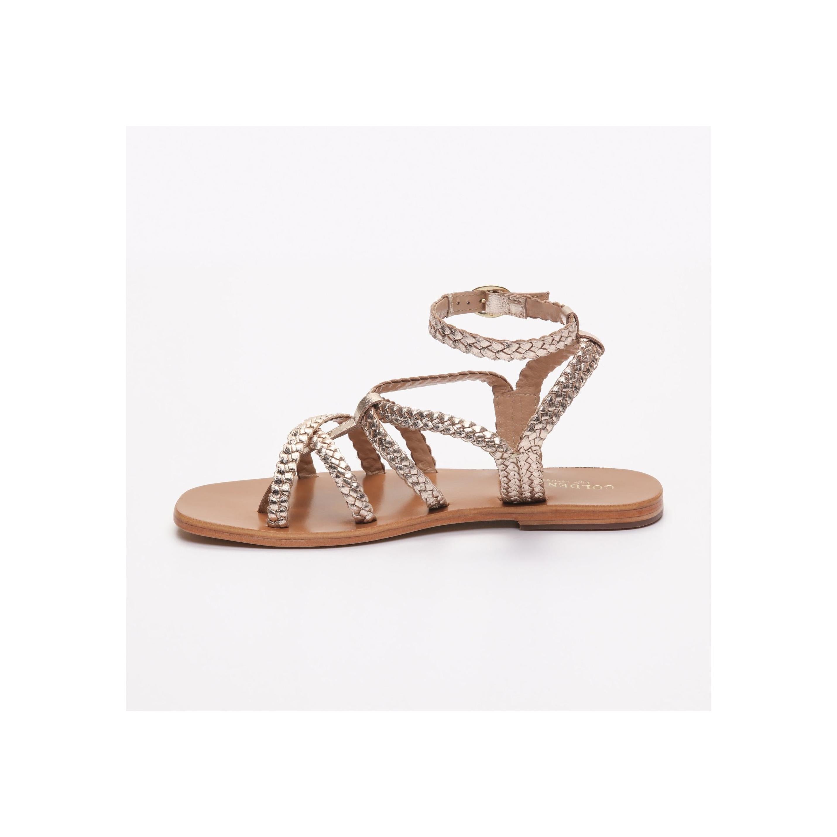 Sandalias Banu - Dorado