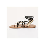 Golden Sun - Sandalias Chayane - Dorado oscuro y negro